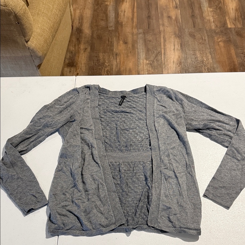 Maurices Gray Women's Cardigan Sweater